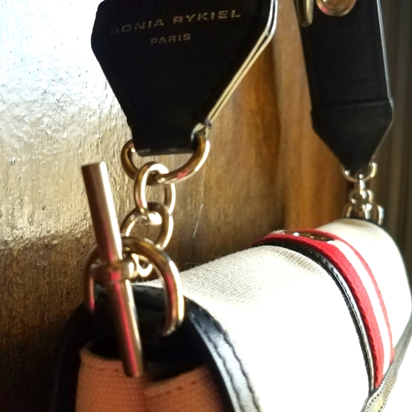 Sonia Rykiel New w/Tags. Linen Shoulder Bag - Picture 2 of 10